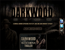 Tablet Screenshot of darkwoodgame.com